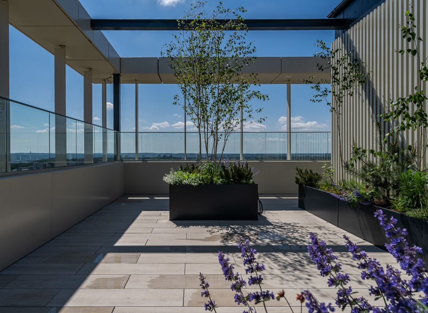 Sky Office_roof-terrace_glass-railings_glass viewing platform